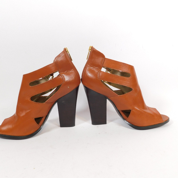 Guess Women's Brown Peeptoe Heels CL2719 0120 - Picture 2 of 8